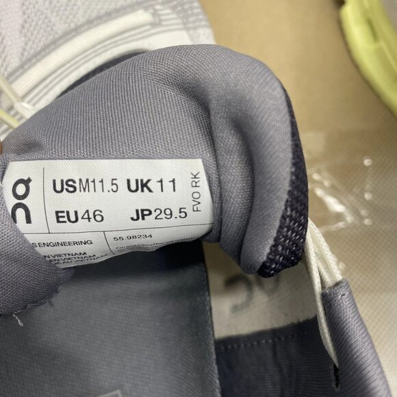 NEW ON CLOUD go Running Shoes – Men’s Size 11.5 – Grey/Green - Picture 2 of 7